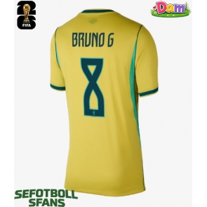 Brasilien Bruno Guimaraes #8 Hemmatröja Kvinnor VM 2026 Kortärmad